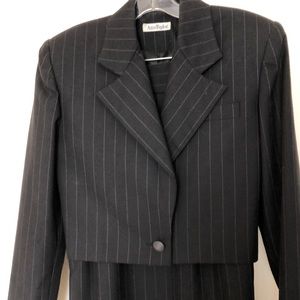Two piece pin striped suit